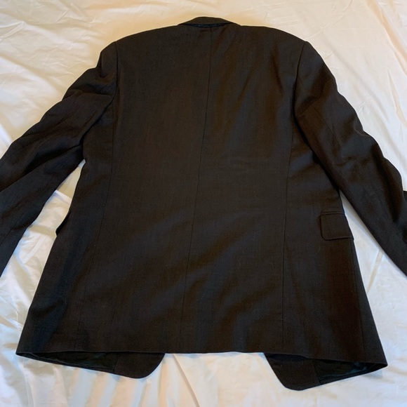 Hand-Stitched Black Italian Blazer - Picture 7 of 9